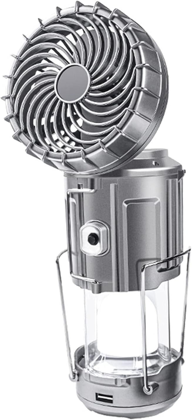 6 in 1 Portable Outdoor LED With Fan Solar Charge
