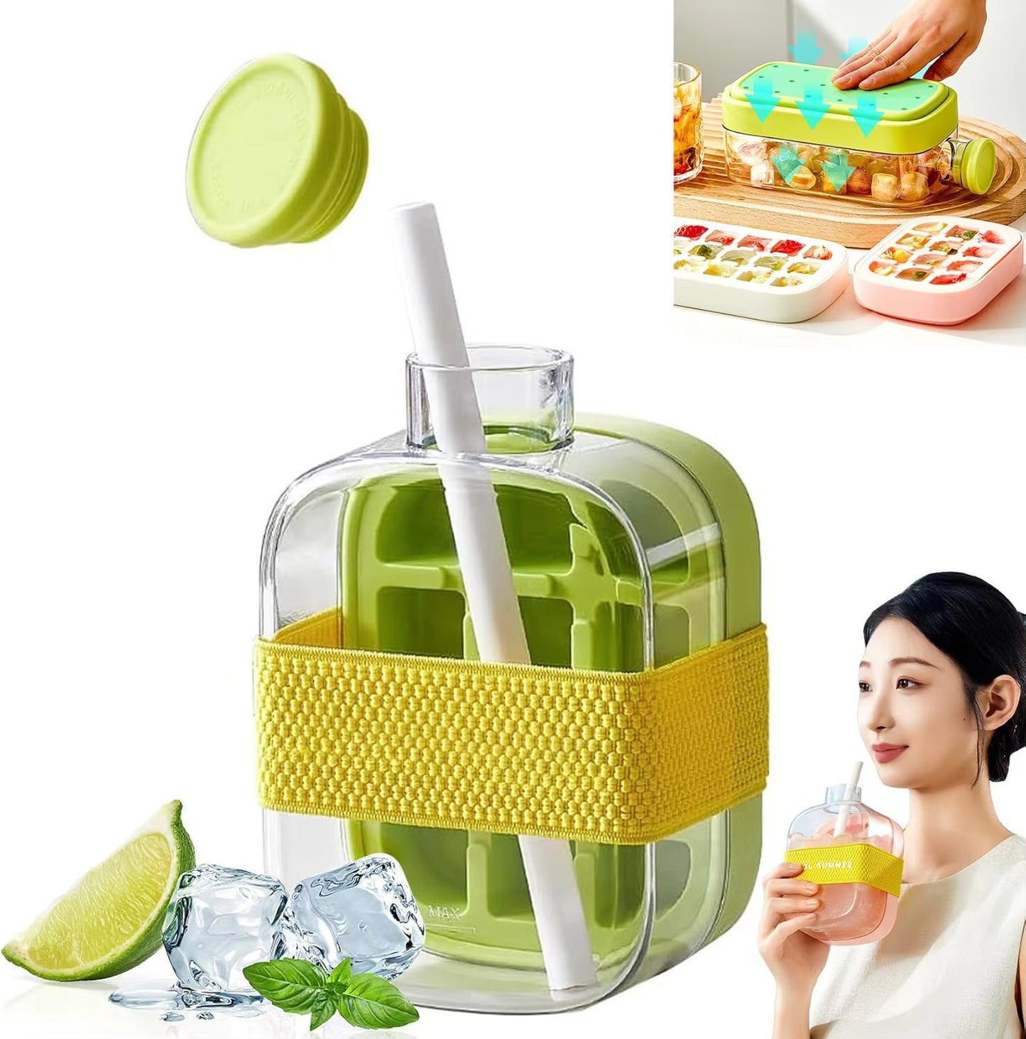 Ice Cube Bottle - 2 in 1